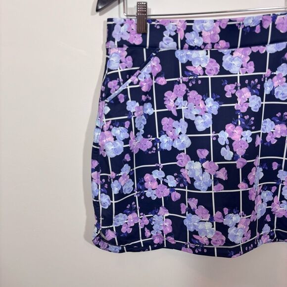 Peter Millar Performance Alice Petal Hem Picnic Floral Golf Skort NEW Medium - Picture 5 of 15